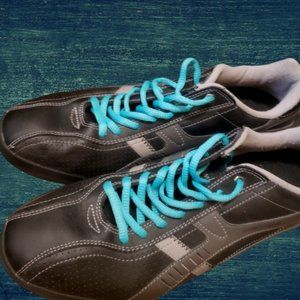 Men's Skechers athletic shoes, gray, size 13